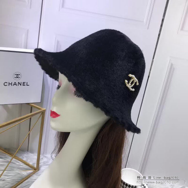 CHANEL香奈兒 專櫃新品 火爆經典款 秋冬小香風 時尚小盆帽 LLWJ7125